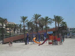 Childrens playpark Puerto de Alcudia Beach